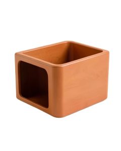 Stone Dell Empty Furniture-Style Litter Enclosure - Terracotta