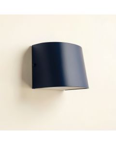 Ash Crossing Wall Sconce Mounted On A Plain Wall - Navy (synthetic illustration; no displayed measurements)