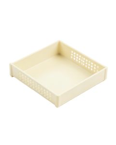 Moss Bend Empty Under-Desk Cable Tray - Ivory (synthetic illustration; no displayed measurements)