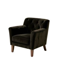 Senna 31 '' Wide Tufted Velvet Armchair (synthetic illustration; no displayed measurements)