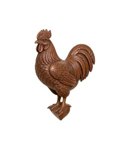 Carved Rooster Overdoor Wall Décor