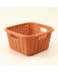 Willow Branch Empty Storage Basket - Terracotta (synthetic illustration; no displayed measurements)