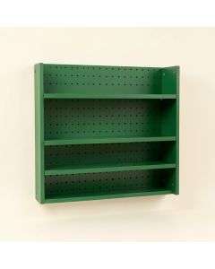 Linden Branch Empty Wall-Mounted Tool Organizer Panel - Green (synthetic illustration; no displayed measurements)