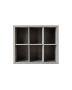 Glen Bend Empty Mug-Storage Cabinet Insert - Gray (synthetic illustration; no displayed measurements)
