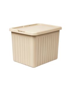 Cedar Brook Closed Outdoor Storage Box - Beige (synthetic illustration; no displayed measurements)
