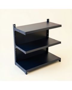 Slate Edge Desktop Shelving Unit - Navy (synthetic illustration; no displayed measurements)