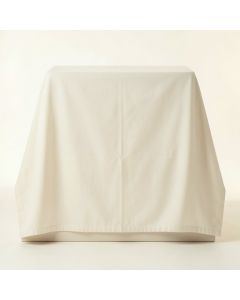 Alder Falls Flat Bed Sheet - Ivory (synthetic illustration; no displayed measurements)