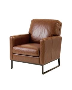 Brower 27 '' Wide Top Grain Leather Armchair