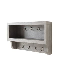 Juniper Bend Wall-Mounted Entryway Organizer Shelf - Gray