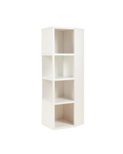 Maple Canyon Narrow Cubby Tower - White (synthetic illustration; no displayed measurements)