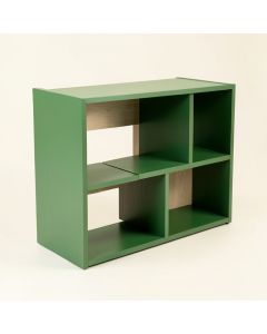 Moss Edge Desktop Shelving Unit - Green (synthetic illustration; no displayed measurements)
