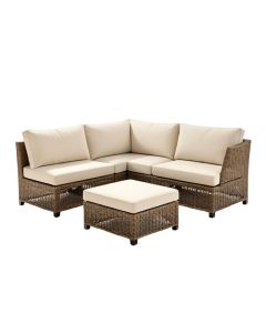 Pangkal Pinang Patio Sectional With Cushions (synthetic illustration; no displayed measurements)