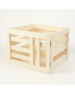Laurel Brook Empty Furniture-Style Pet Crate - Cream (synthetic illustration; no displayed measurements)