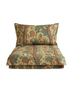 Woodland Friends Bohemian Pillowcase (synthetic illustration; no displayed measurements)