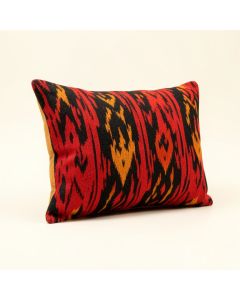 Lunar Sky Ikat Accent Cotton Lumbar Pillow (synthetic illustration; no displayed measurements)