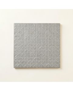 Heath Crest Uninstalled Square Decorative Tile - Gray (synthetic illustration; no displayed measurements)
