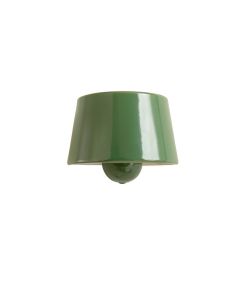 Harbor Bridge Wall Sconce Mounted On A Plain Wall - Green (synthetic illustration; no displayed measurements)