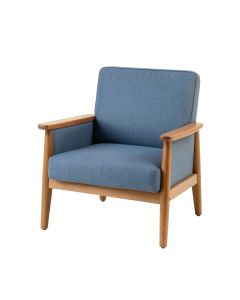 River Bend Upholstered Armchair - Blue (synthetic illustration; no displayed measurements)