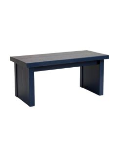 Elm Edge Indoor Bench - Navy (synthetic illustration; no displayed measurements)