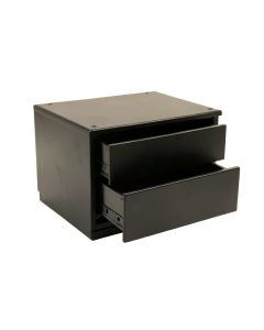 Fern Dell Small-Parts Storage Drawer Cabinet - Black (synthetic illustration; no displayed measurements)
