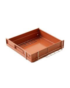 Holly Edge Empty Under-Desk Cable Tray - Terracotta (synthetic illustration; no displayed measurements)