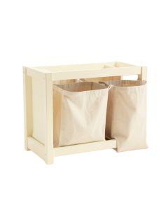 Juniper Dale Laundry Sorting Station With Plain Removable Bags - Cream