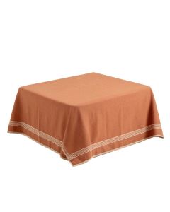 Slate Bridge Flat Bed Sheet - Terracotta