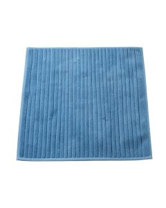 Dune Bend Bath Mat - Blue (synthetic illustration; no displayed measurements)