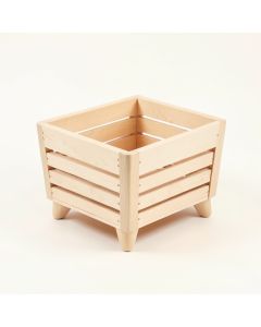 Fern Bridge Empty Raised Planter - Ivory (synthetic illustration; no displayed measurements)