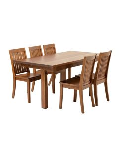 Alyun Butterfly Leaf Solid Wood Dining Set