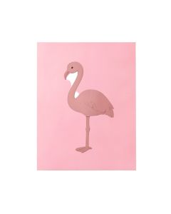 Be A Flamingo Paper Print