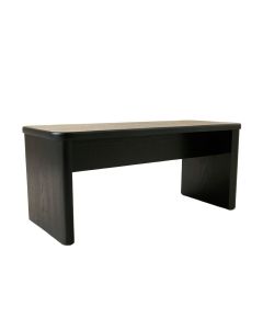 Rowan Crest Indoor Bench - Black (synthetic illustration; no displayed measurements)