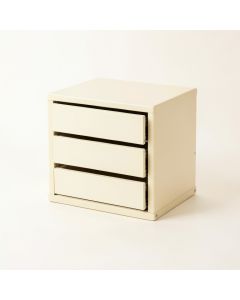 Cliff Branch Small-Parts Storage Drawer Cabinet - Ivory (synthetic illustration; no displayed measurements)