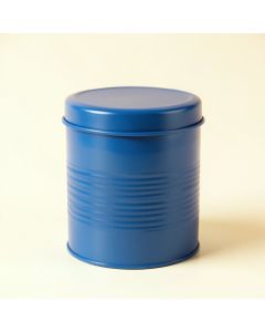 Hazel Crest Storage Canister With Lid - Blue (synthetic illustration; no displayed measurements)
