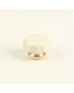 Field Canyon Cabinet Knob Without Packaging - Ivory (synthetic illustration; no displayed measurements)
