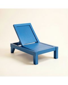 Fern Bluff Outdoor Lounge Chair - Blue (synthetic illustration; no displayed measurements)