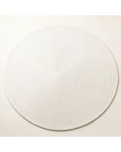 Aspen Crest Round Area Rug - White (synthetic illustration; no displayed measurements)