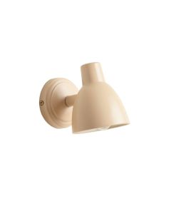 Cliff Dell Wall Sconce Mounted On A Plain Wall - Beige