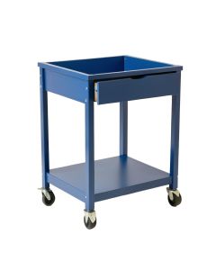 Cliff Bend Empty Rolling Workshop Cart - Blue
