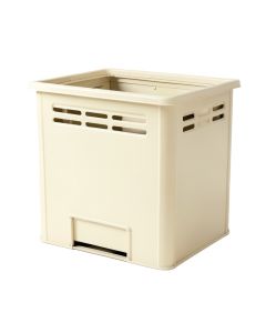 Dawn Bluff Closed Garden Compost Bin - Cream