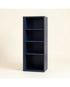 Moss Crossing Narrow Cubby Tower - Navy (synthetic illustration; no displayed measurements)