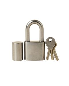 3 Piece Siggers Lock Padlock With Keys Sculpture Set
