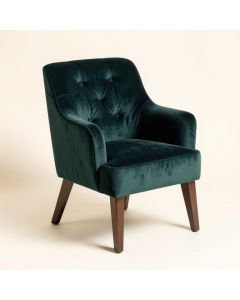 Danise Tufted Velvet Upholstered Parsons Chair (synthetic illustration; no displayed measurements)