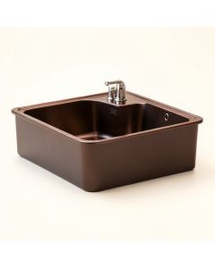 Copper Bar And Prep Sinks 16 '' L X 16 '' W Dual Mount Kitchen Sink (synthetic illustration; no displayed measurements)