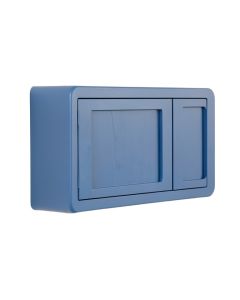 Heath Brook Wall-Mounted Entry Cabinet - Blue (synthetic illustration; no displayed measurements)