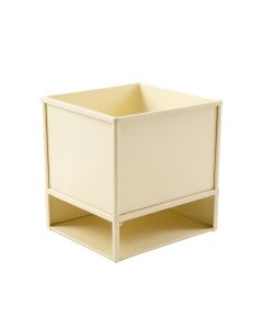 Flint Canyon Empty Raised Planter - Cream (synthetic illustration; no displayed measurements)