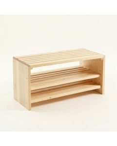 Cliff Dale Shoe Storage Bench - Beige (synthetic illustration; no displayed measurements)