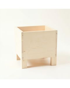 Harbor Branch Empty Raised Planter - Ivory (synthetic illustration; no displayed measurements)