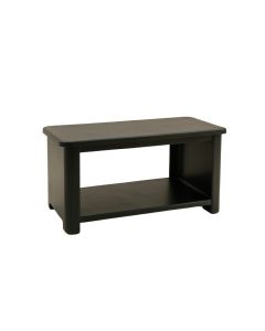 Aspen Dale Narrow Outdoor Storage Bench - Black (synthetic illustration; no displayed measurements)