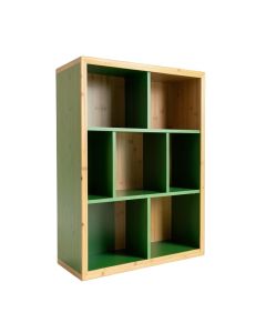 Cove Field Freestanding Bookcase - Green (synthetic illustration; no displayed measurements)